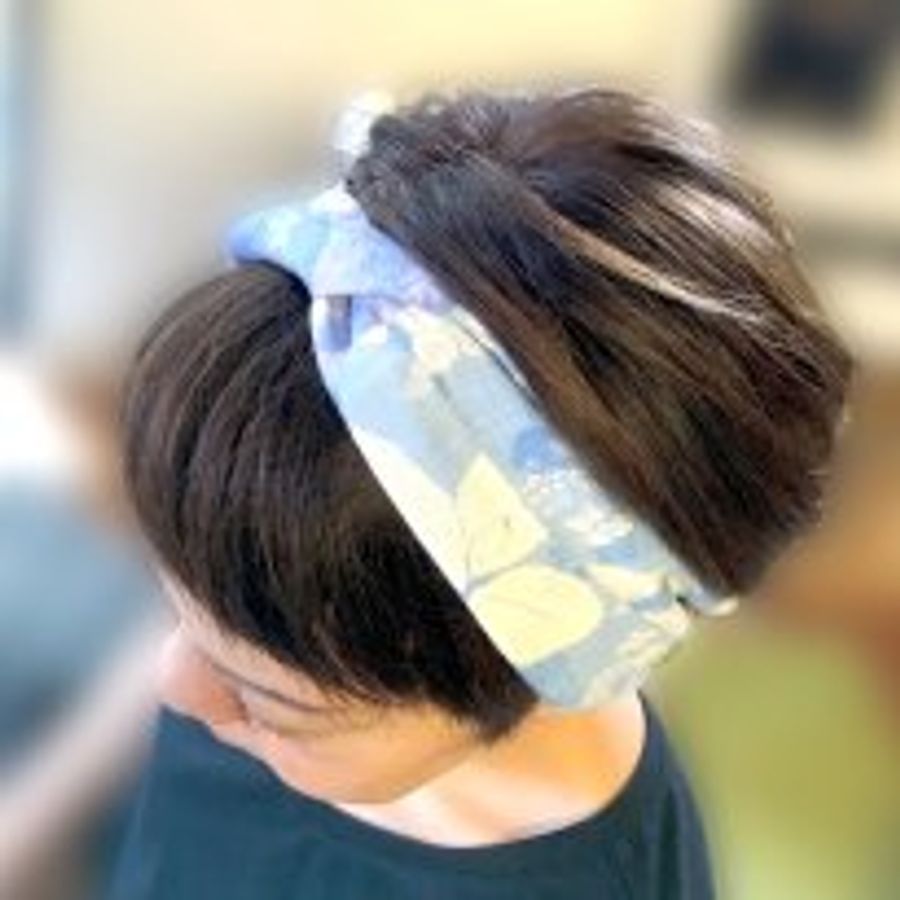 手ぬぐい・ターバン販売中@パンセ美容室 の画像