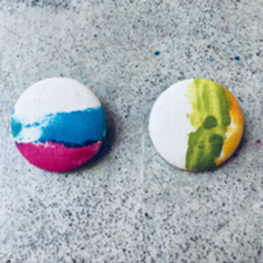 「つくりえの秋色ブローチ展」@ギャラリーカフェてらこや新都心 の画像